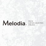 シンコールのオーダーカーテン「Melodia（2018）」