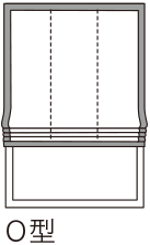 テーピング付シェード O型