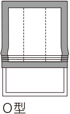 ボーダー付シェード O型